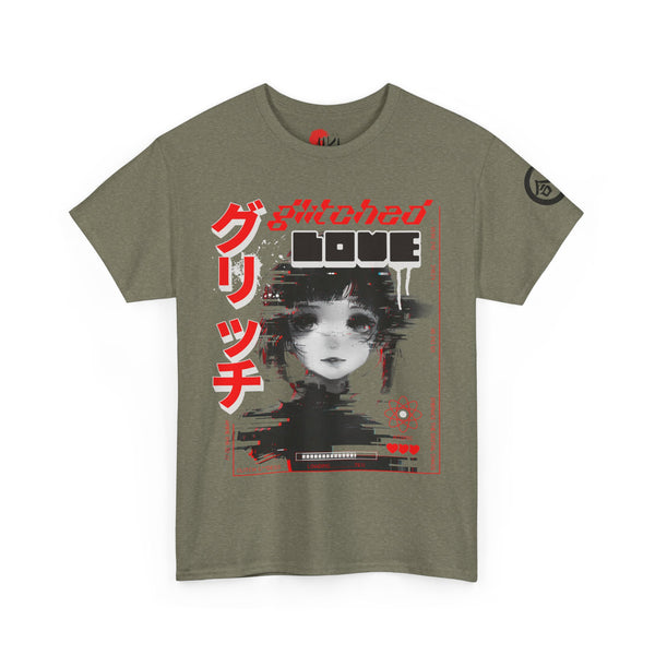 Aiki Glitched Love Unisex Heavy Cotton Tee