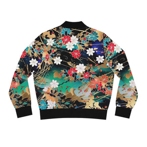 Aiki Miki-San Floral Women's Bomber Jacket