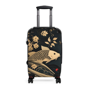 Aiki Elegant Koi Fish Travel Suitcase - Stylish Luggage for Adventures