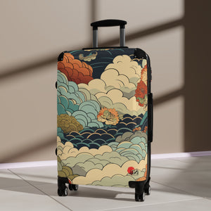 The AIki Artistic Floral Design Suitcase - Travel in Style