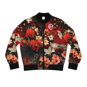 Aiki Floral Women's Bomber Jacket