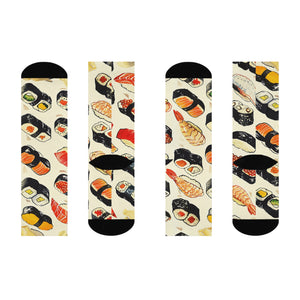 Aiki Sushi Socks  - Fun Foodie Design for Comfort & Style