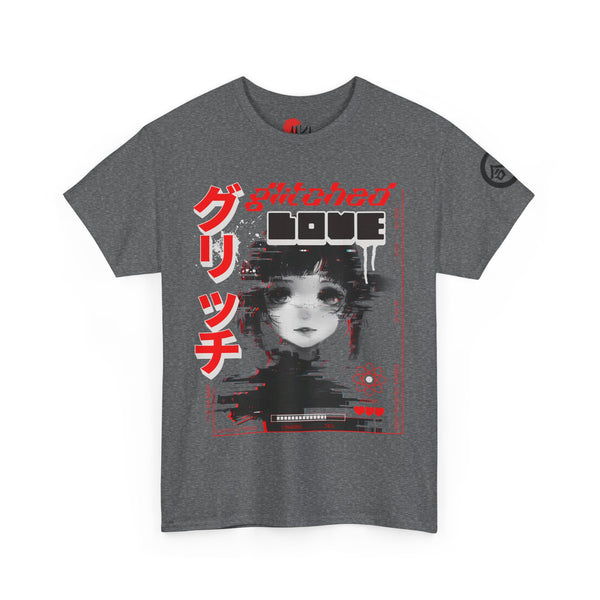 Aiki Glitched Love Unisex Heavy Cotton Tee