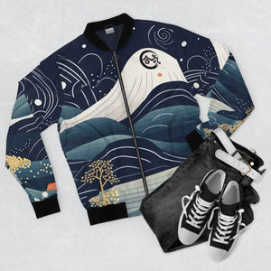 Aiki Artistic Mountain Men's Bomber Jacket