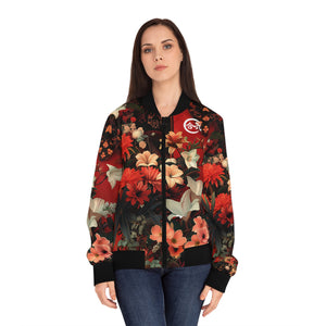 Aiki Floral Women's Bomber Jacket