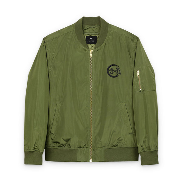 Aiki-Spirit Bomber Jacket with Embroidered Aiki Logo