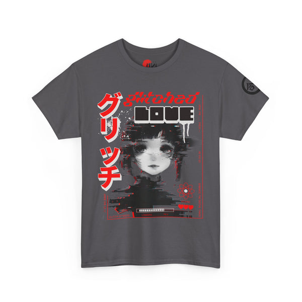 Aiki Glitched Love Unisex Heavy Cotton Tee