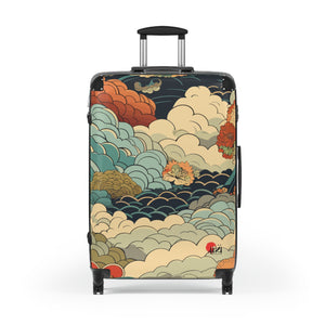 The AIki Artistic Floral Design Suitcase - Travel in Style