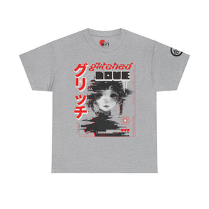 Aiki Glitched Love Unisex Heavy Cotton Tee