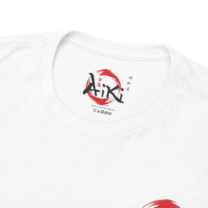 CFAY Aikido Unisex Heavy Cotton Dojo Tee with QR Code