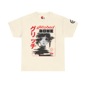 Aiki Glitched Love Unisex Heavy Cotton Tee