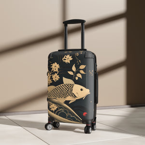 Aiki Elegant Koi Fish Travel Suitcase - Stylish Luggage for Adventures