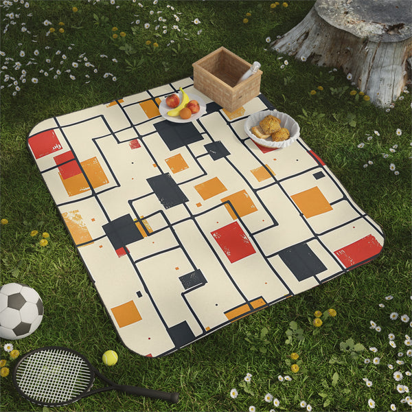 Aiki Geometric Picnic Blanket