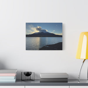 Mount Fuji canvas wall art in a living room